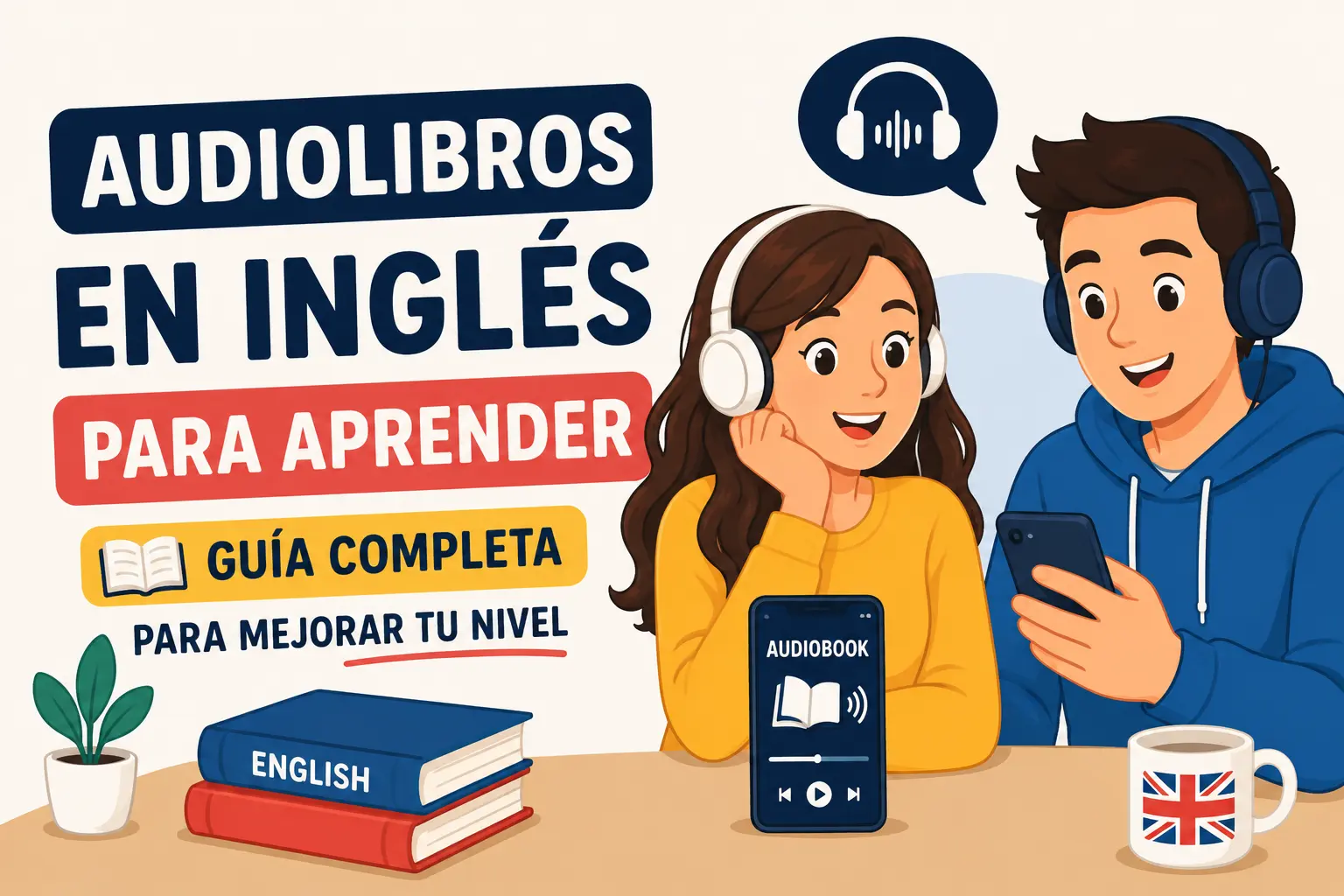 Audiolibros en inglés para aprender en casa