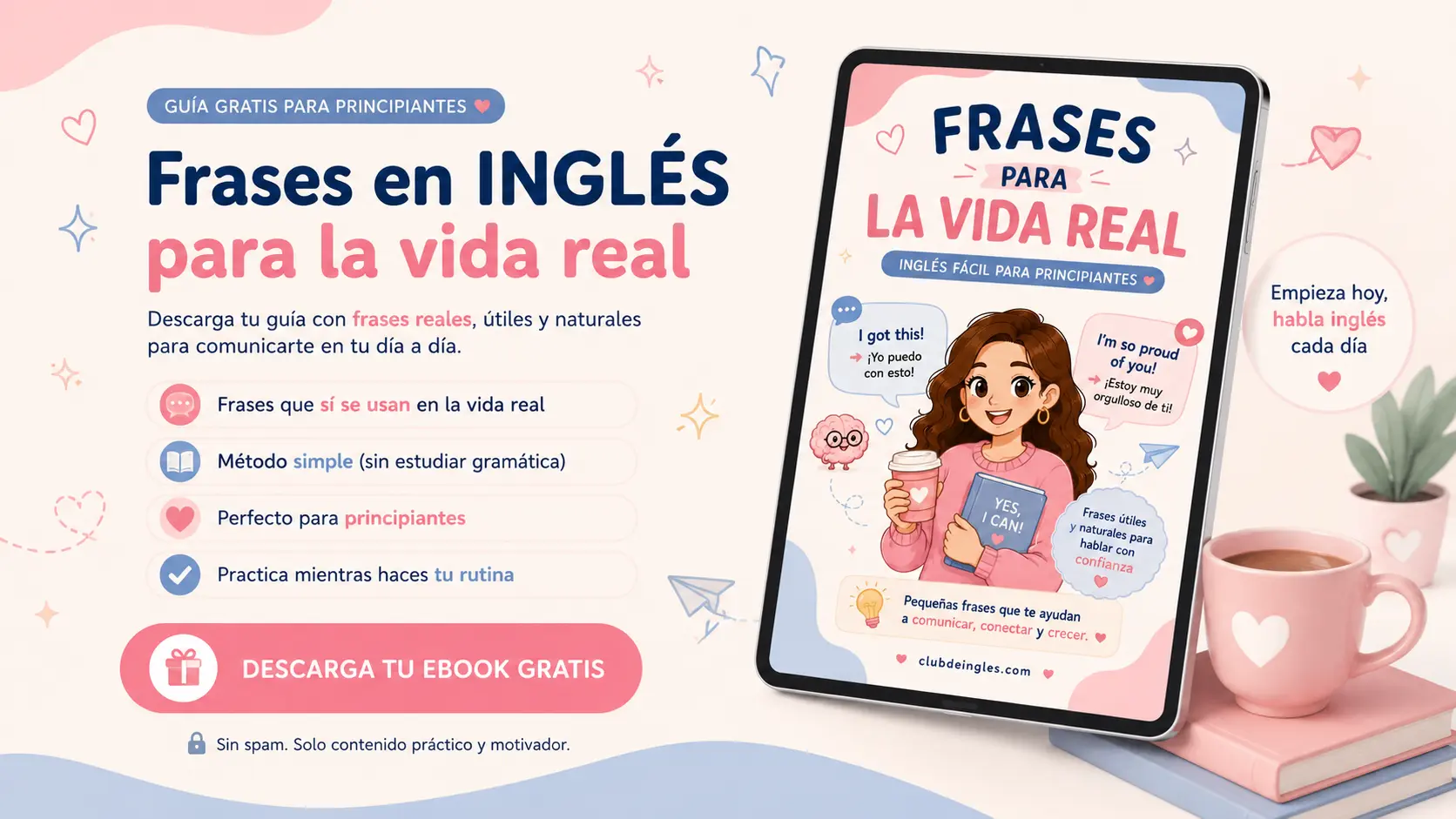 guía frases en inglés para principiantes vida real