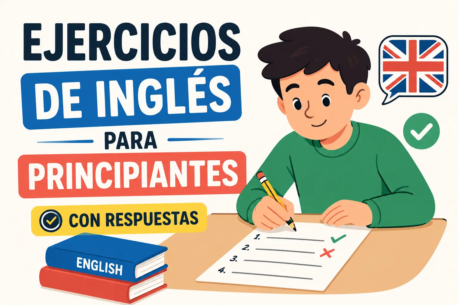 Ejercicios de ingles para principiantes