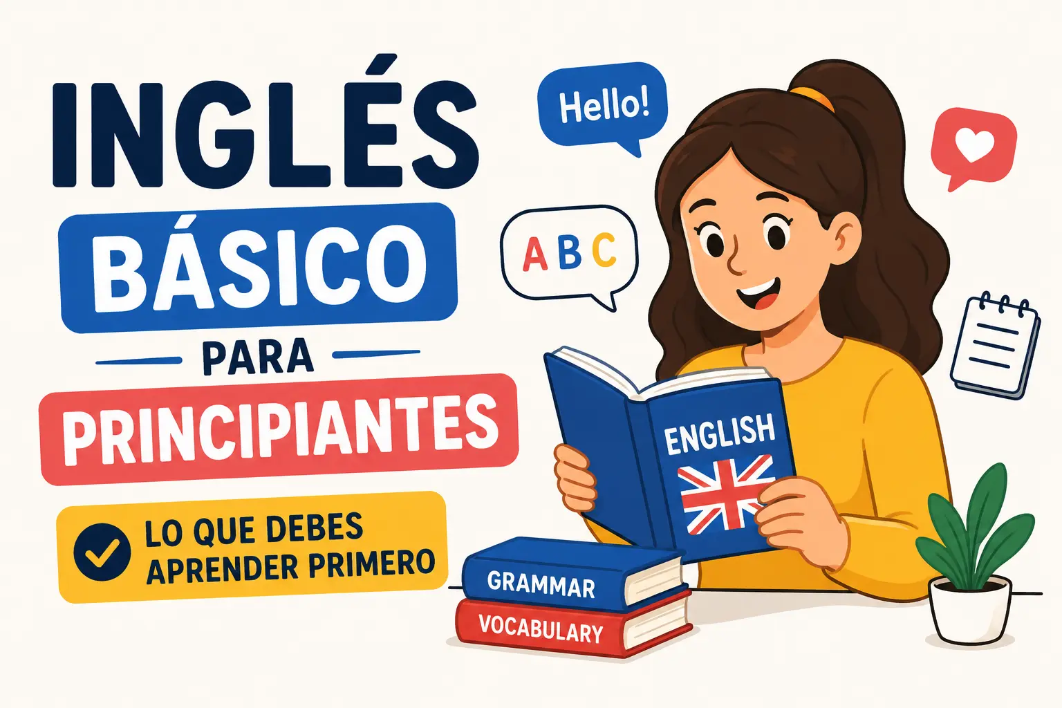 lo que debes saber del inglés básico para principiantes
